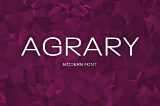 Agrary: A Modern Sign-Painting Sans Serif