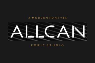 Allcan: A Modern Font for Real Design Work