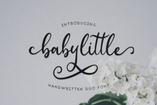 Babylittle Duo: A Playful Script Sans Font for Real-Life Creativity