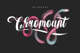 Chromount Script: A Font That Adds Sweet Charm to Your Designs