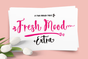 Fresh Mood: A Modern Script Font with Authentic Charm