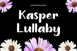 Kasper Lullaby: A Handwritten Font That Feels Like a Warm Hug