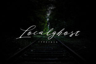 Localghost Font: A Delicate Handwritten Style for Creative Design