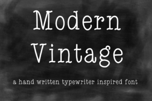 Modern Vintage Font: Blending Retro Charm with Contemporary Design
