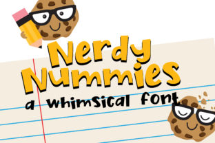 Nerdy Nummies: The Playful, Hand-Crafted Font That Brings Charm to Every Crafting Project