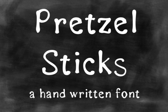 Pretzel Sticks: A Whimsical Display Font