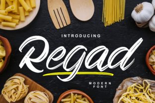 Regad: The Playful Script Font That Adds Personality to Real Projects