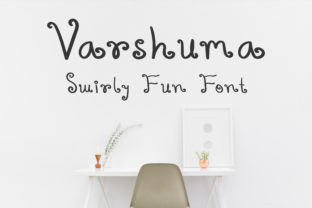 Varshuma: The Handwritten Swirly Font That Feels Like a Love Note